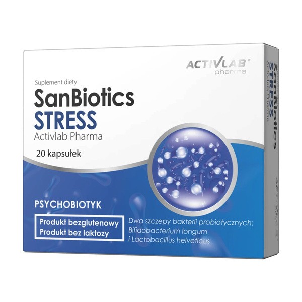 Activlab Pharma, SanBiotics Stress, kapsułki, 20 szt.