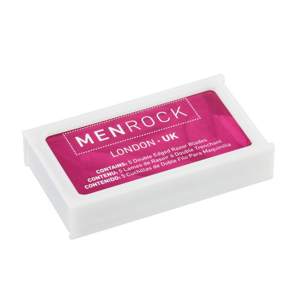 Men Rock Double Edged Razor Blades, ostrza maszynki do golenia z podwójną krawędzią, 5 szt.
