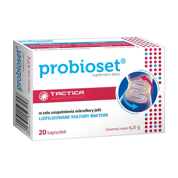 Probioset, kapsułki, 20 szt.