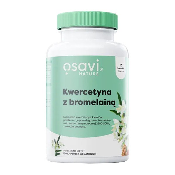 Osavi Kwercetyna z bromelainą, kapsułki twarde, 120 szt.