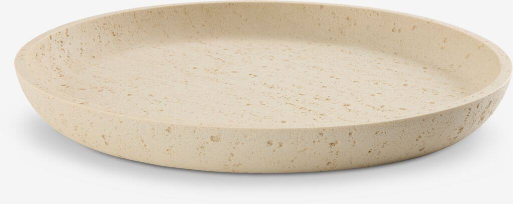JENSUFFE JENSUFFE dekorativ bakke Ø30xH3cm beige