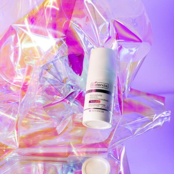 Bielenda Professional SupremeLab Re-Advanced, krem pod oczy odżywczo-przeciwzmarszczkowy z Retinalem 0,03%, 15 ml