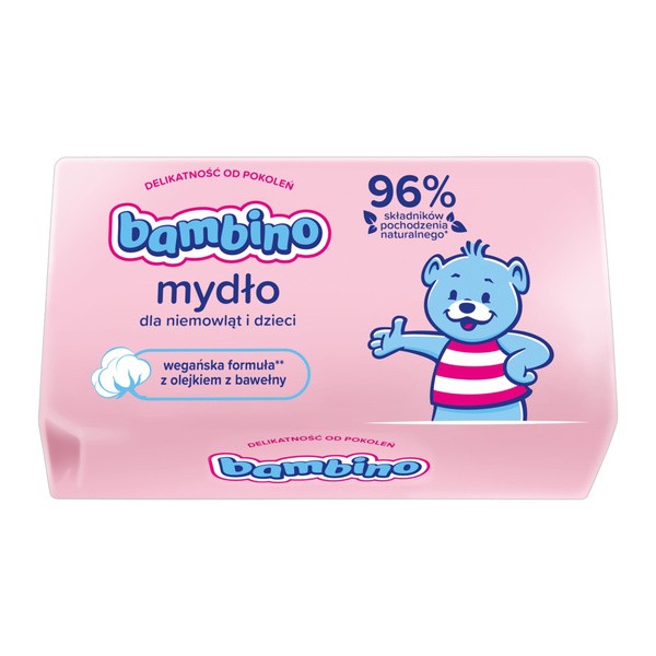Bambino, mydło z lanoliną dla dzieci od pierwszych dni życia, 90 g