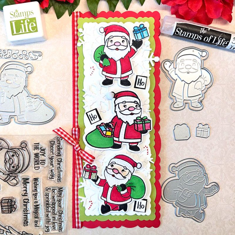 happysanta2stamp Clear Stamp Set