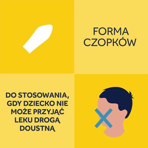 Nurofen dla dzieci, 125 mg, czopki, 10 szt.