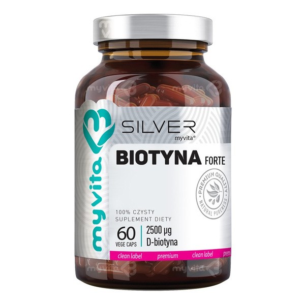 MyVita Silver Biotyna Forte 2500 µg, kapsułki, 60 szt.