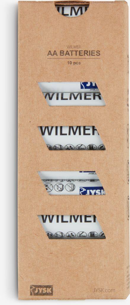 WILMER WILMER AA-batterier 10 stk./pakke