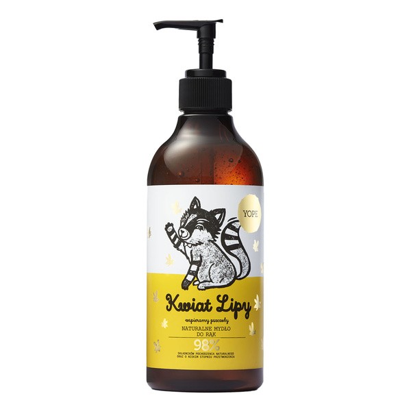 Yope, mydło w płynie Kwiat lipy, 500 ml