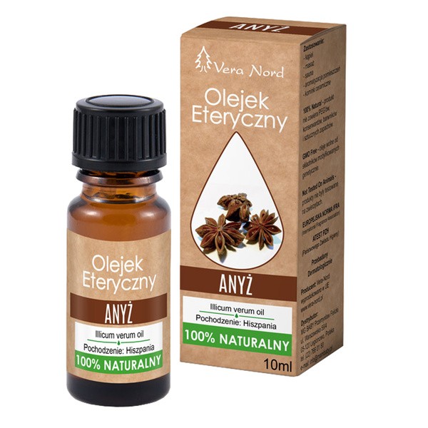 Vera Nord, olejek,eteryczny, anyż, 10 ml