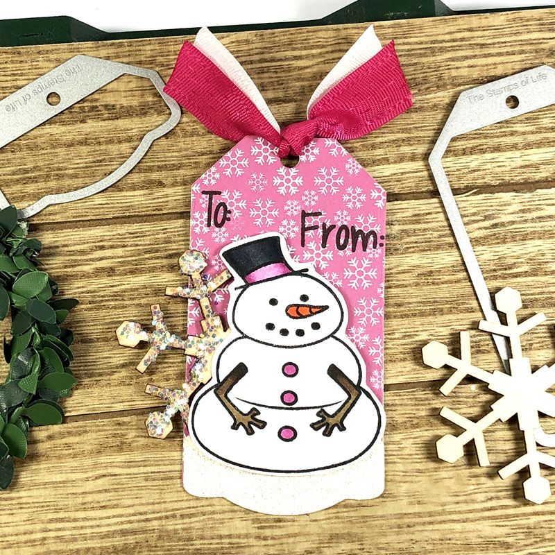 tofrom4HSNtags Clear Stamp Set