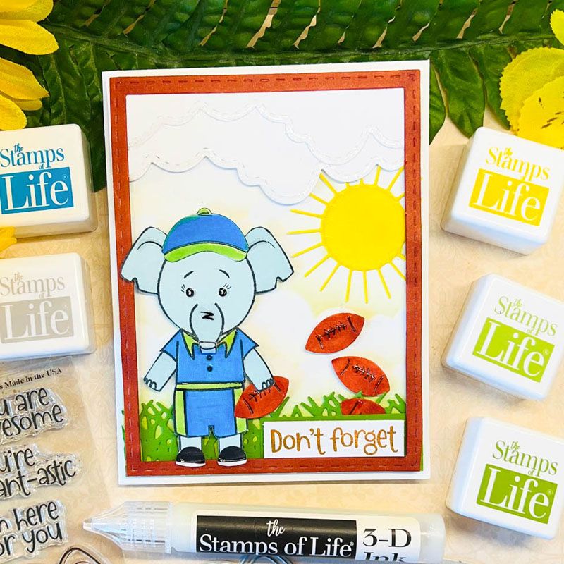Little Peeps Elephant Clear Stamp Set
