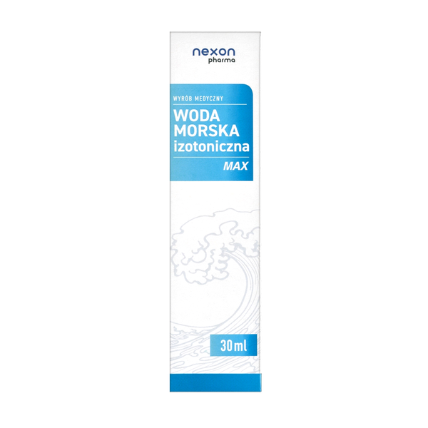 Nexon Pharma, woda morska izotoniczna MAX, spray do nosa, 30 ml