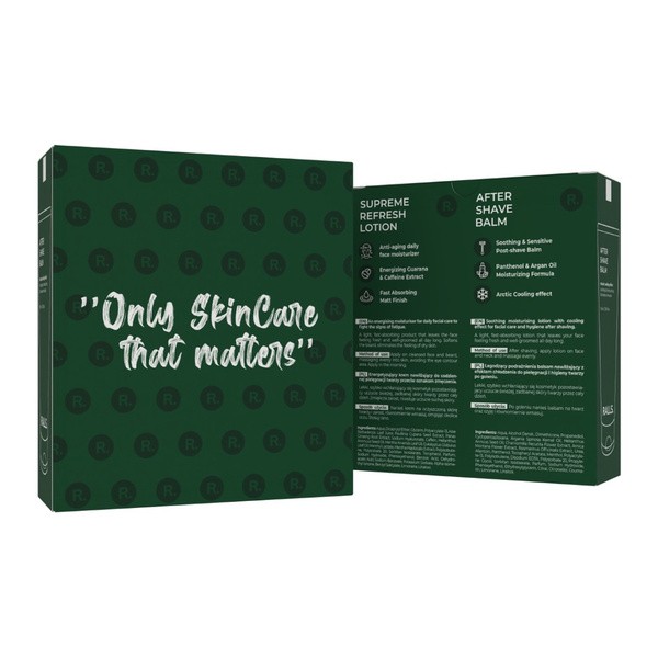 Ralls, Zestaw Only SkinCare That Matters, krem nawilżający, 70 ml + balsam po goleniu, 70 ml