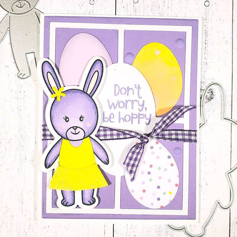 Little Peeps Bunny Clear Stamp Set