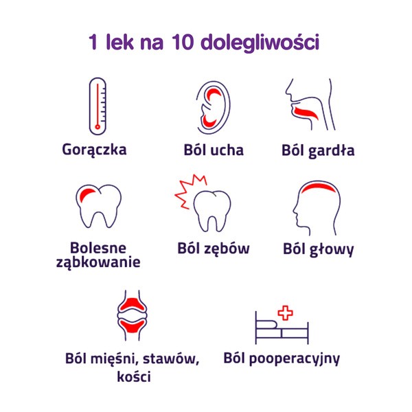 Ibuprom dla Dzieci Forte, 200 mg/5 ml, zawiesina doustna, 100 ml