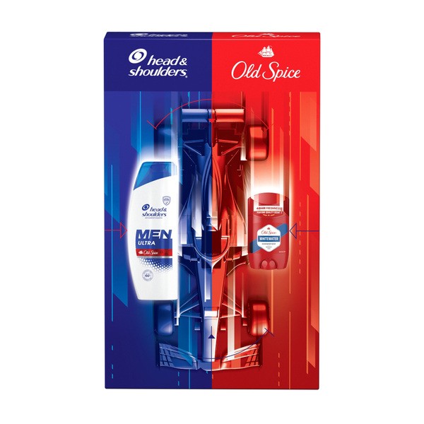 Zestaw Old Spice Whitewater, dezodorant w sztyfcie dla mężczyzn 50 ml + Head & Shoulders Men Ultra Old Spice, szampon dla mężczyzn, 330 ml