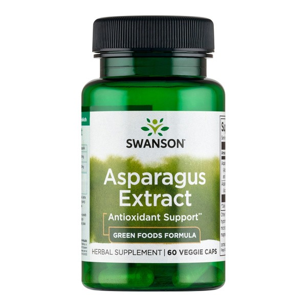 Swanson Asparagus Extract, kapsułki, 60 szt.
