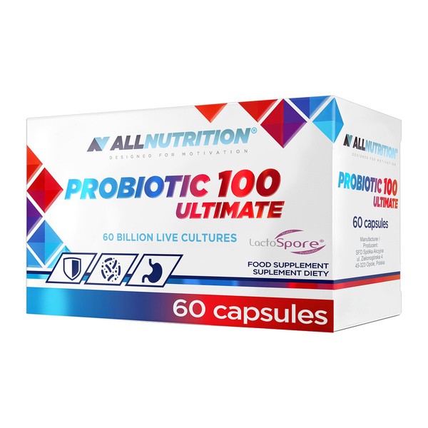 Allnutrition Probiotic 100 ultimate, kapsułki, 60 szt.