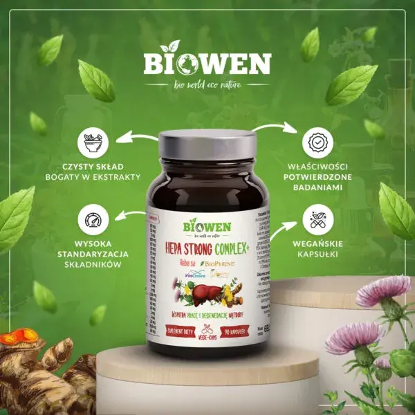 Biowen Hepa Strong, kapsułki, 90 szt.