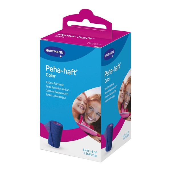 Peha-haft Color, opaska podtrzymująca, 8 cm x 4 m, 1 szt.