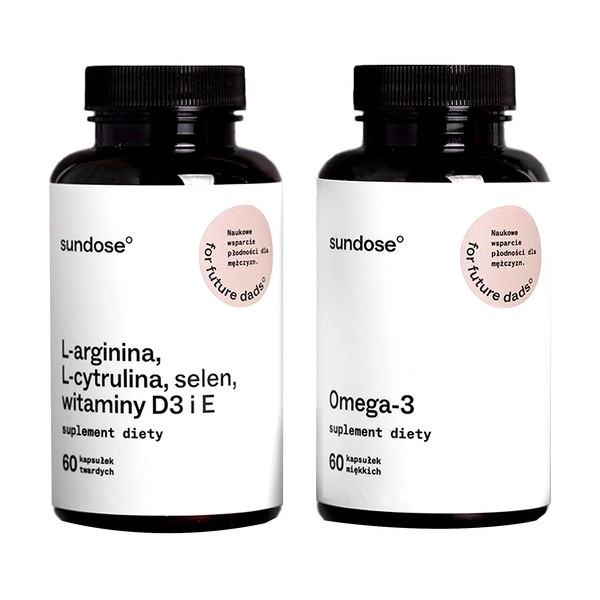 Sundose For Future Dads, kapsułki, 60 szt. + 60 szt.