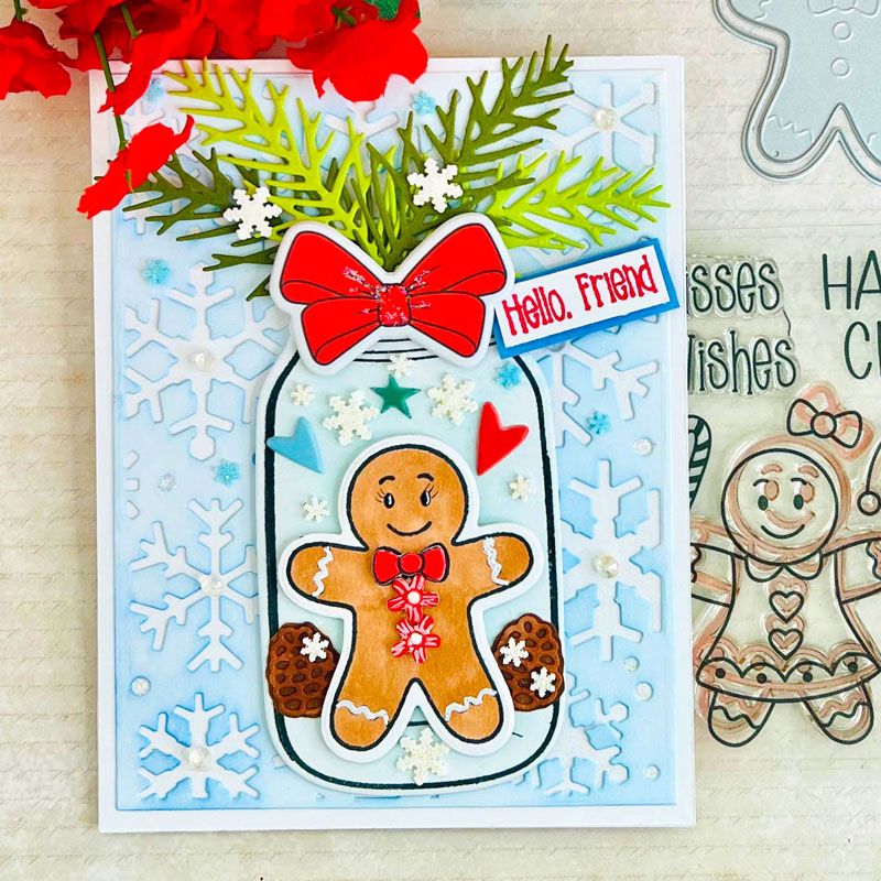 Gingerbread Fun Clear Stamp Set