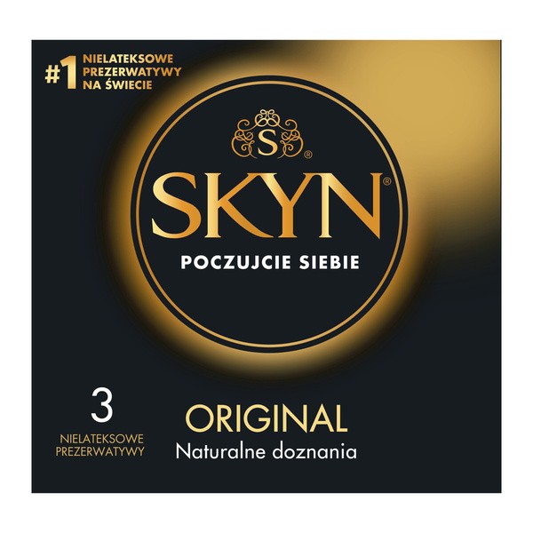 Skyn Original, nielateksowe prezerwatywy, 3 szt.
