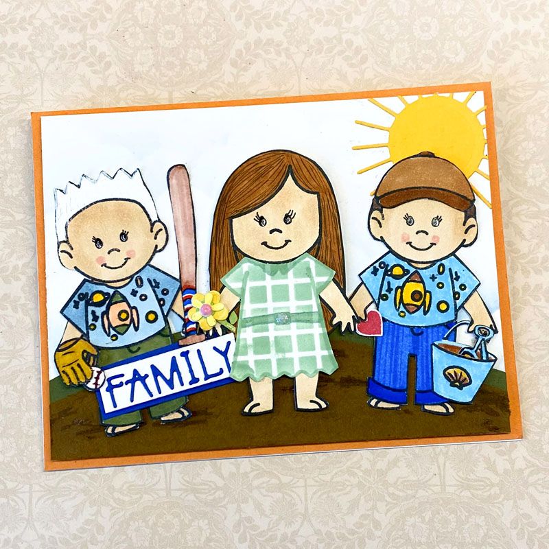 Little Peeps Kirstin Clear Stamp Set