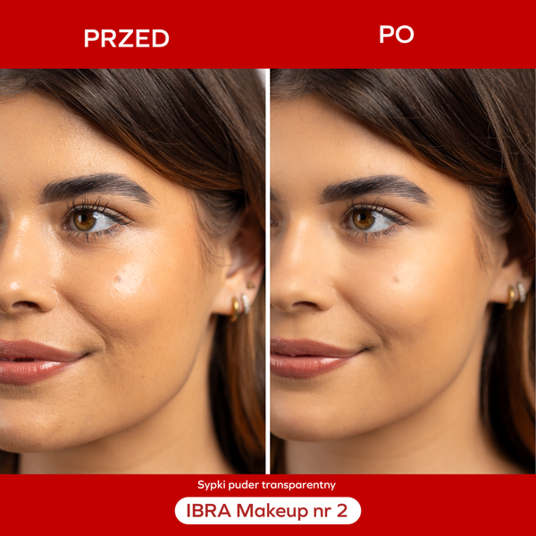 Ibra, sypki puder transparentny, nr 2, 12 g