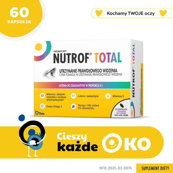 Nutrof Total, z witaminą D3, kapsułki, 60 szt.