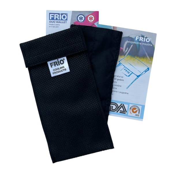 Frio, podwójne etui na 2 peny lub 1 EpiPEN, czarne, 1 szt.