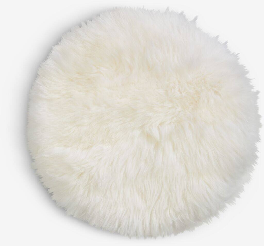 KEJSERLIND KEJSERLIND stolehynde Ø34 råhvidt læder