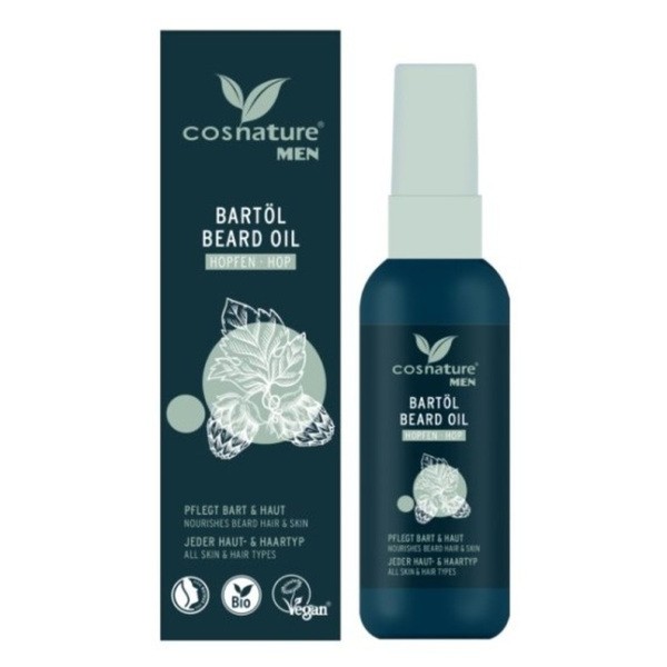 Cosnature Men, olejek do brody z wyciągiem z szyszek chmielu, 50 ml