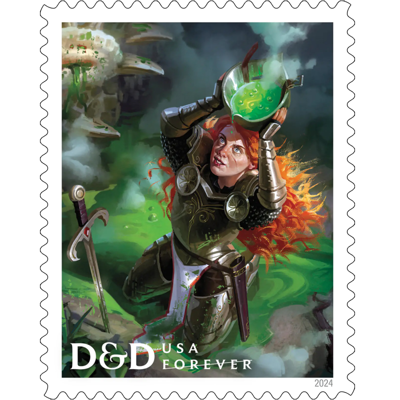2024 forever stamps Dungeons & Dragons