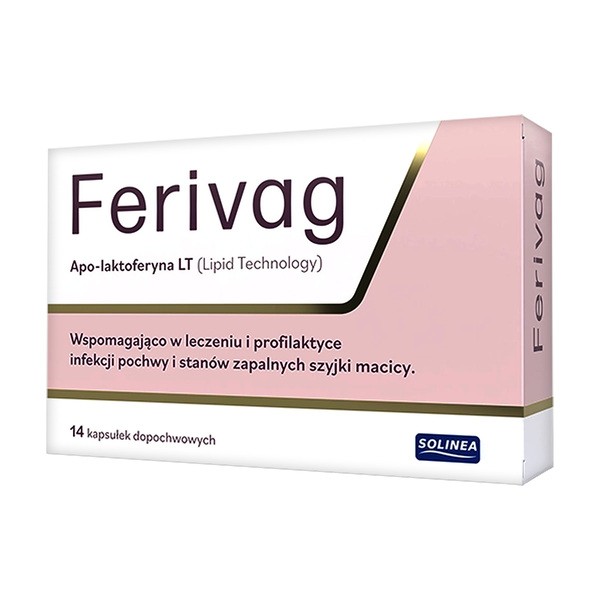 Ferivag, kapsułki dopochwowe, 14 szt.