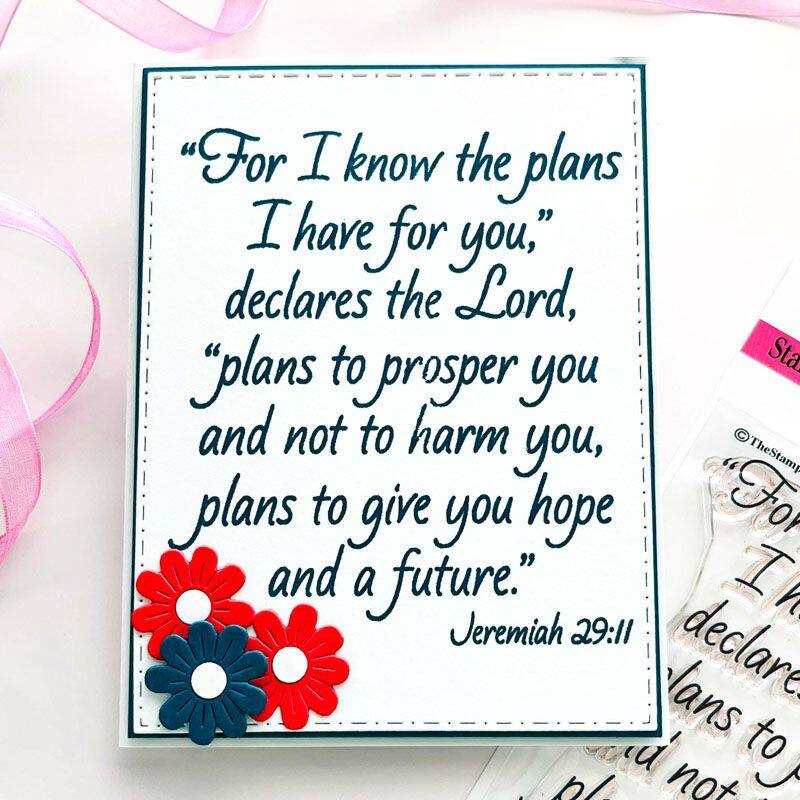 Jeremiah 29:11 Clear Stamp Set