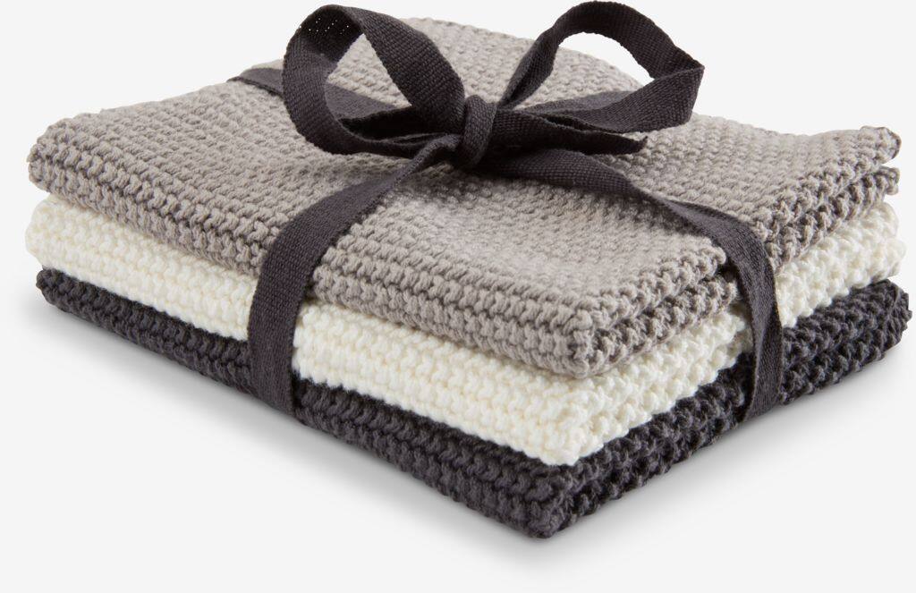 LOKE køkkenklude Bredde 25xLængde 25 cm 3 stk/pakke