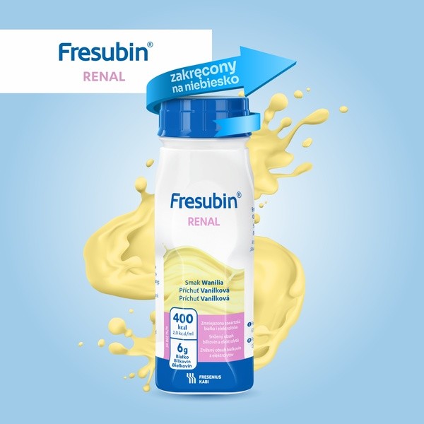 Fresubin Renal, płyn o smaku waniliowym, 4 x 200 ml