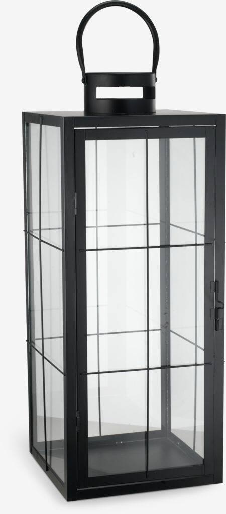 VILLADS VILLADS lanterne B20xD20xH50cm sort
