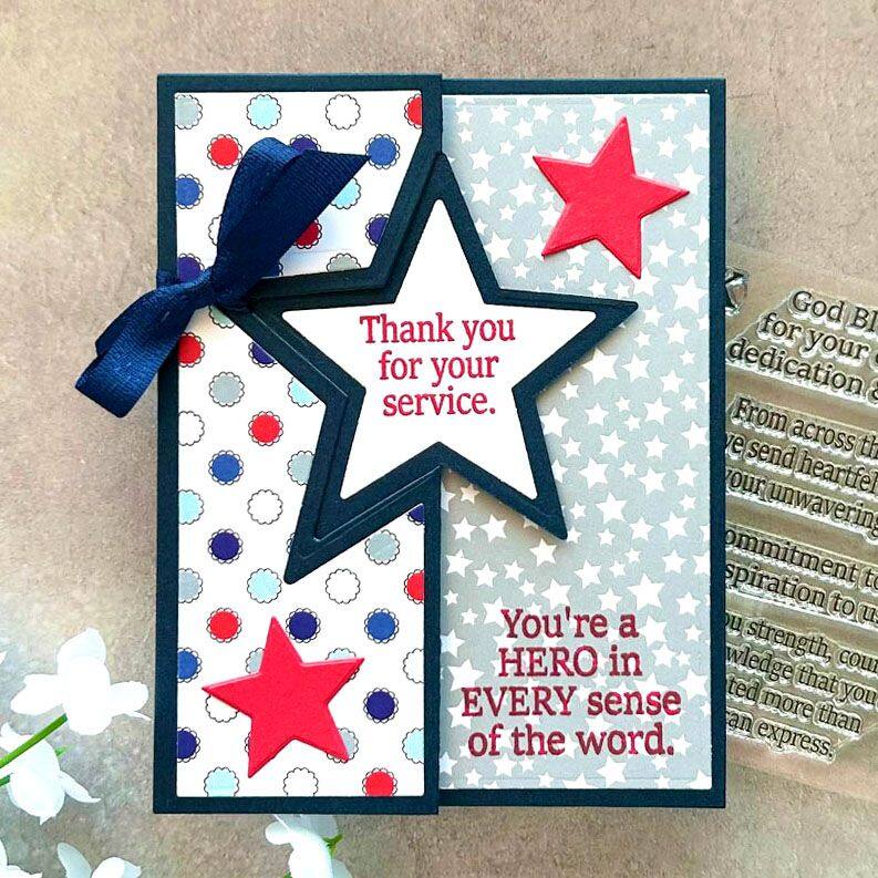 Military Thanks Clear Stamp Set