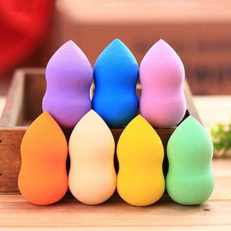 1 unidade de esponja cosmética para pó, macia, para maquiagem feminina, ideal para base e acessórios de beleza. Formato de gota d'água.