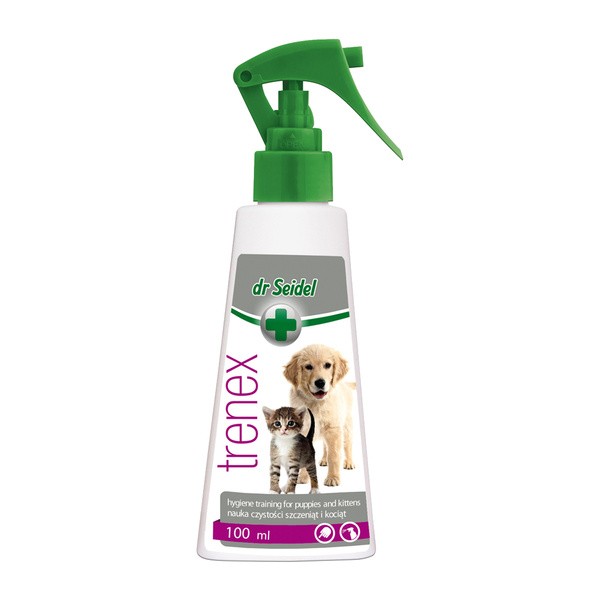 Dr Seidel Trenex, płyn do nauki czystości u szczeniąt i kociąt, spray, 100 ml