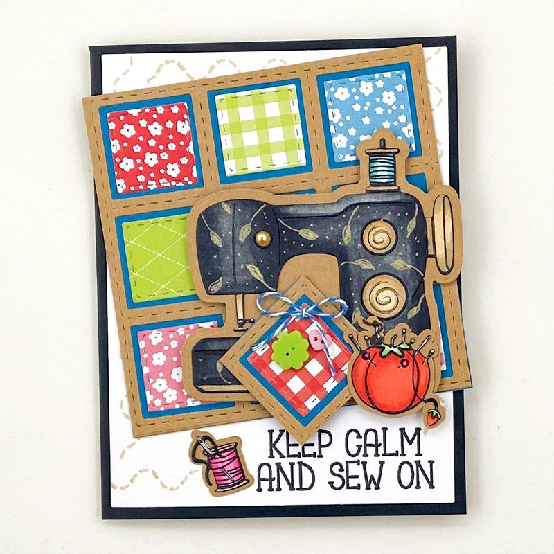 sewingmachine2stamp Clear Stamp Set