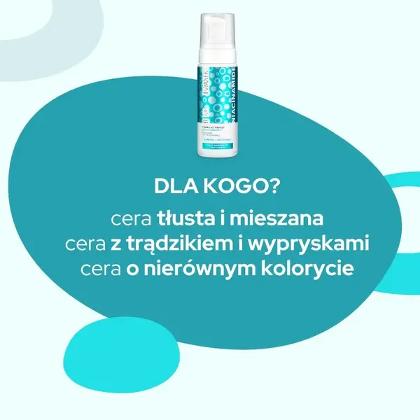 Vianek Hero, pianka do twarzy z niacynamidem, 150 ml