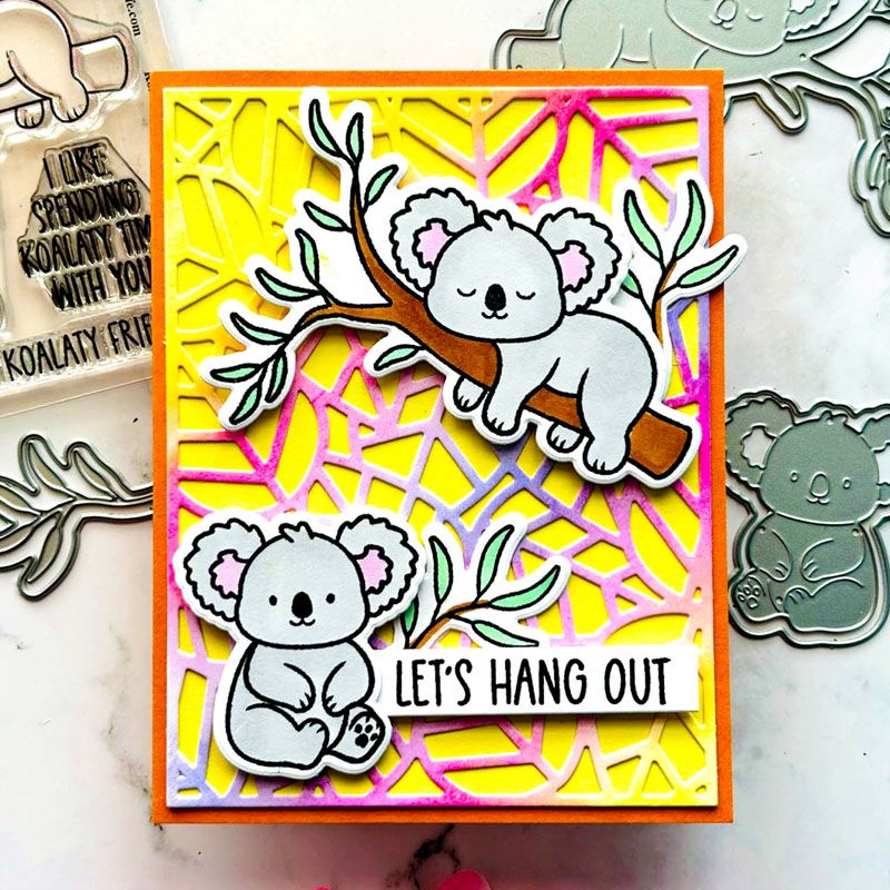Koala Kuties Clear Stamps Set of 9