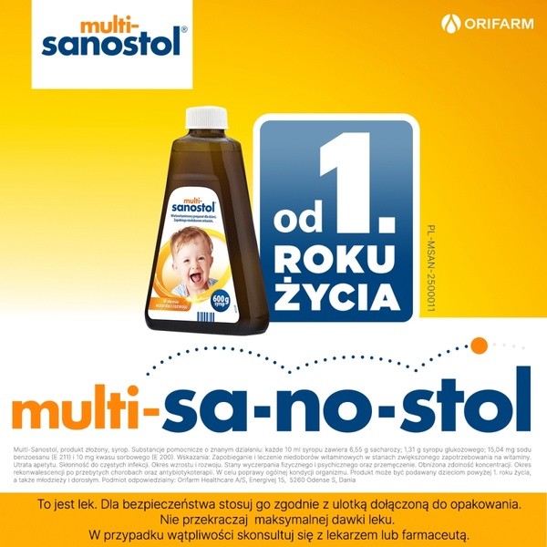 Multi-Sanostol, syrop, 600 g