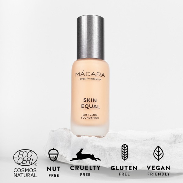 Madara Skin Equal, Soft Glow Foundation SPF15, podkład, Ivory 20, 30 ml