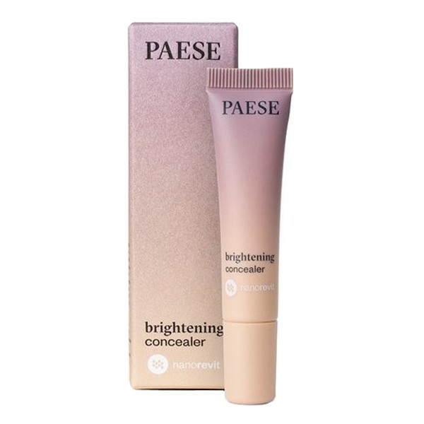 Paese Nanorevit Brightening Concealer, korektor rozświetlajacy, 01 light beige, 8,5 ml