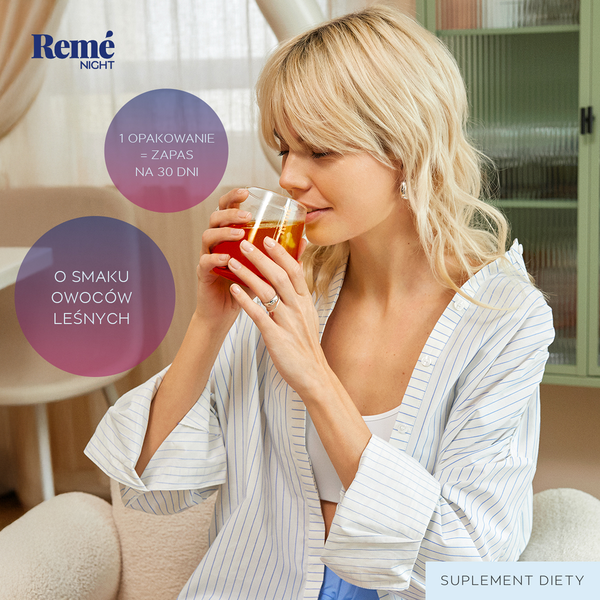 Reme Night Kolagenowa Formuła Piękna, proszek, smak owoce leśne, 150 g