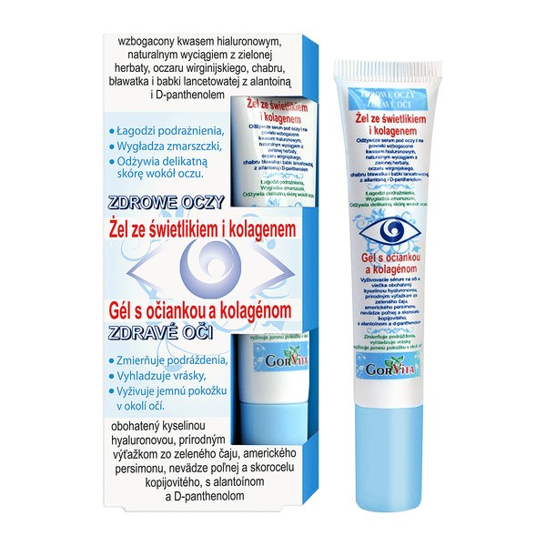 GorVita, żel ze świetlikiem i kolagenem, 20 ml